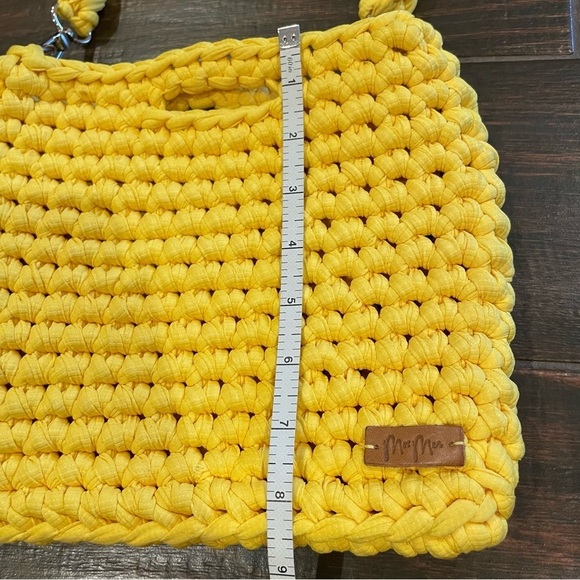 MotMe Handmade Yellow Crochet Handbag - Picture 2 of 6